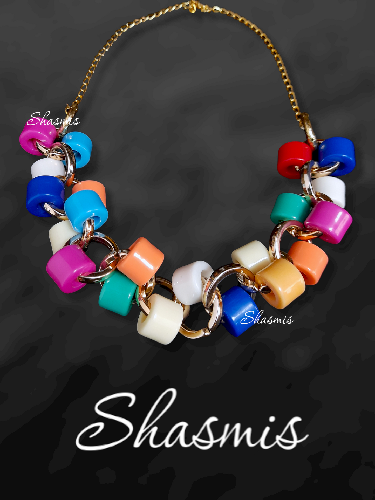 Multi Color Fancy Beads Necklace