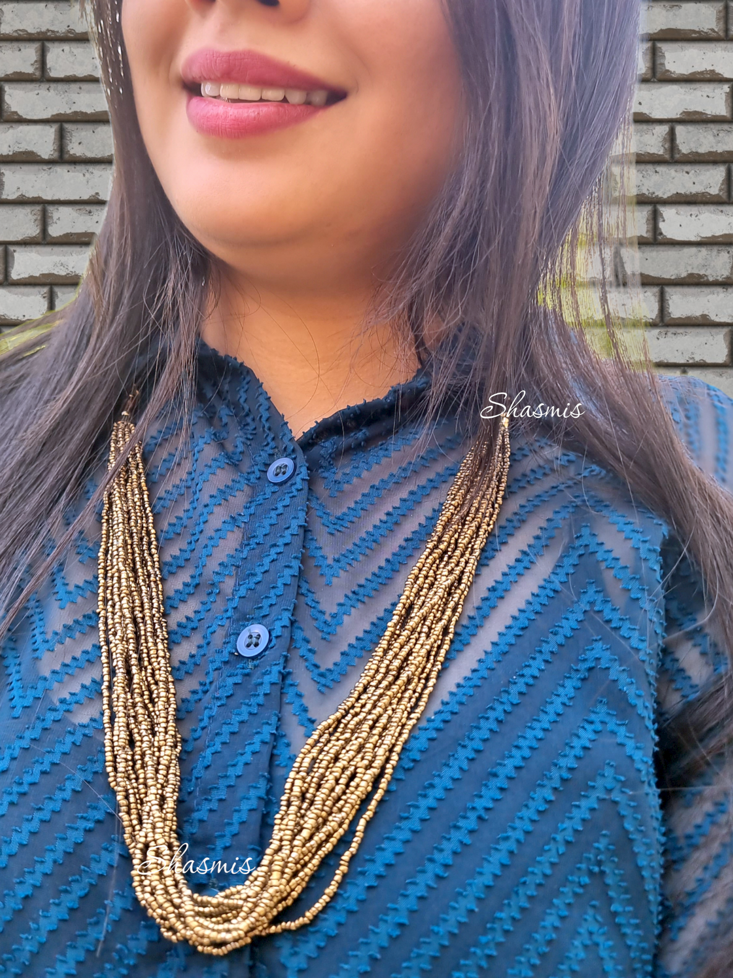 Simple Beads Long Necklace