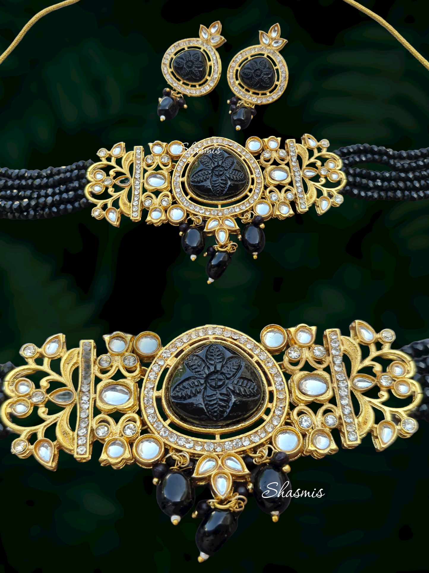 Kundan Choker With Earrings