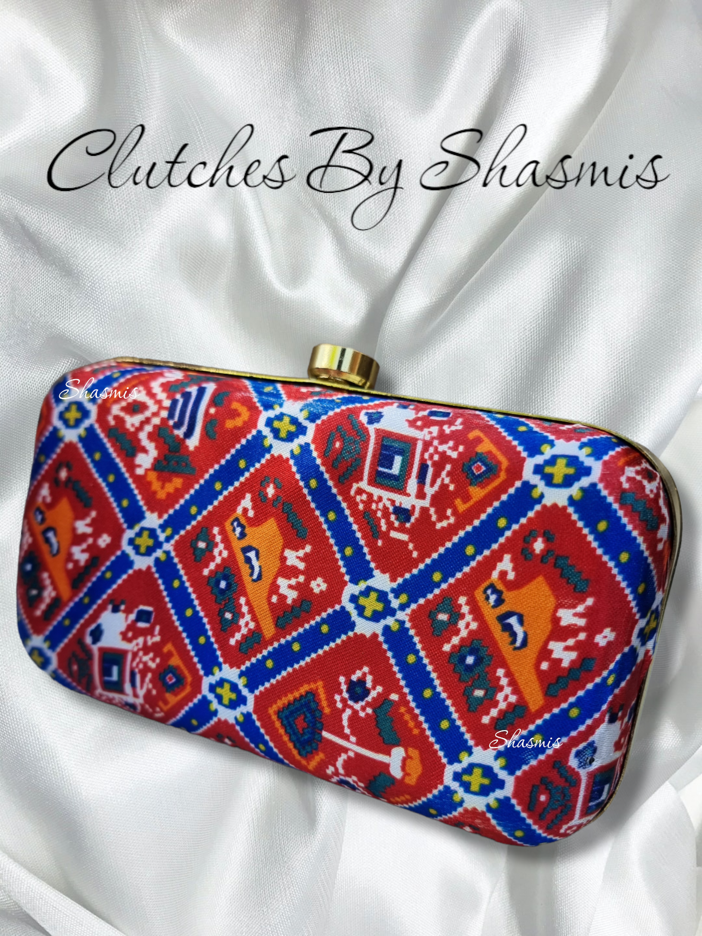 Patola Designer Silk Clutcher