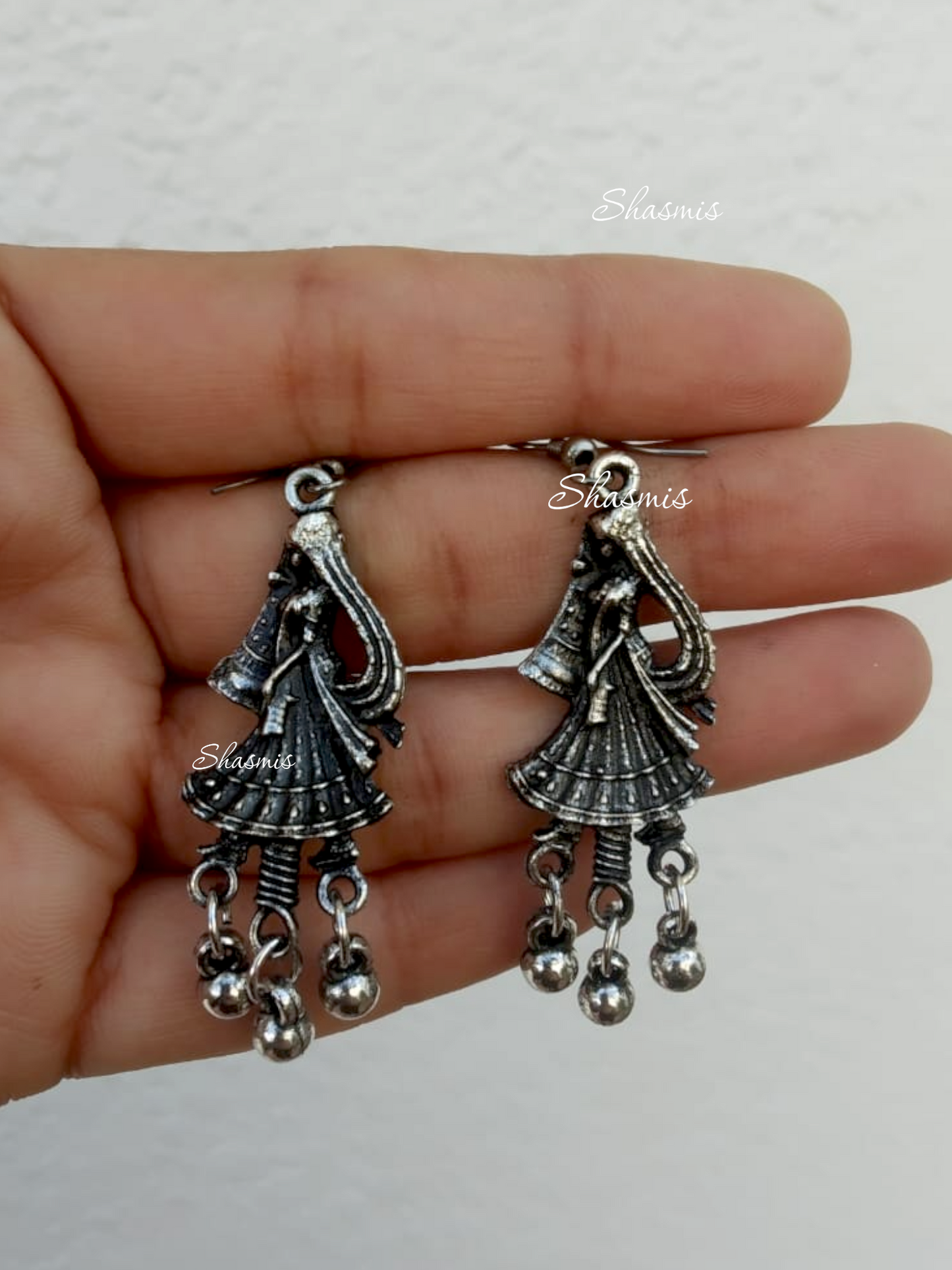Long German Silver Bride Doli Design Necklace
