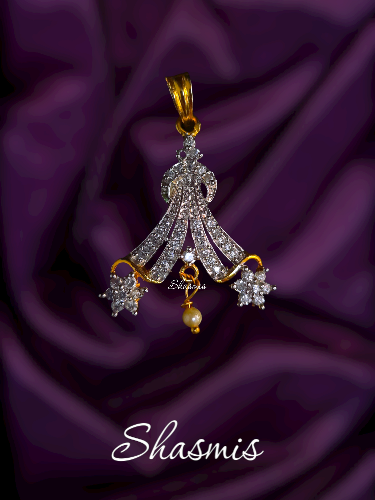 American Diamond Chain Pendant