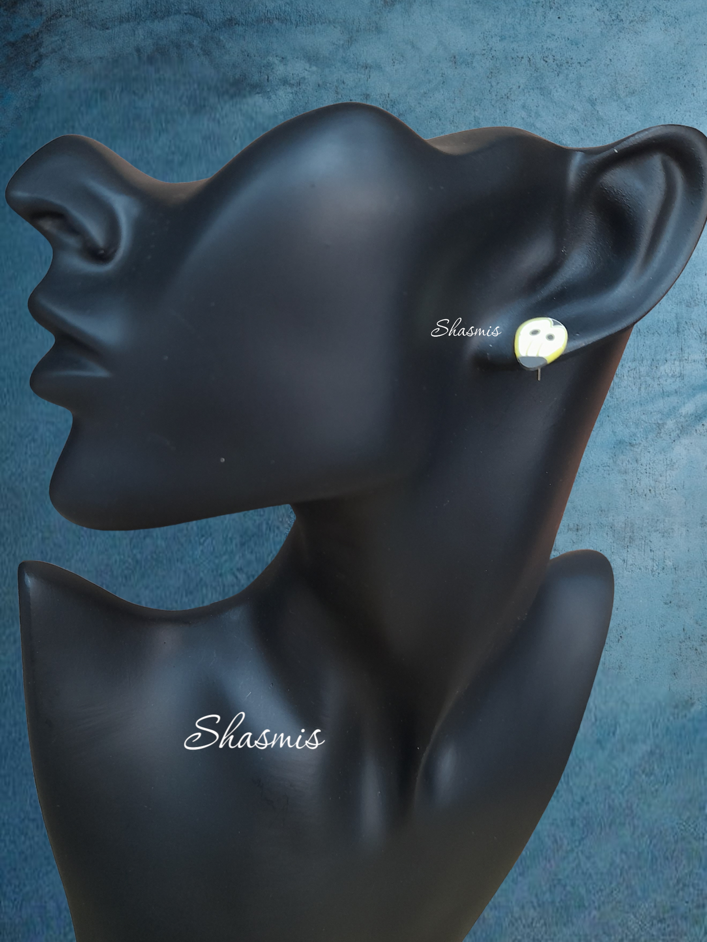 Pear Fruit Design Stud Earrings