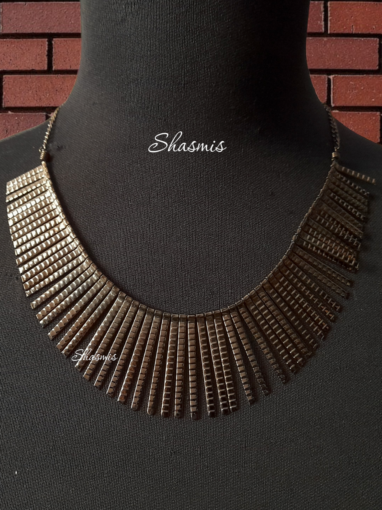 Metal Tone Tassel Necklace