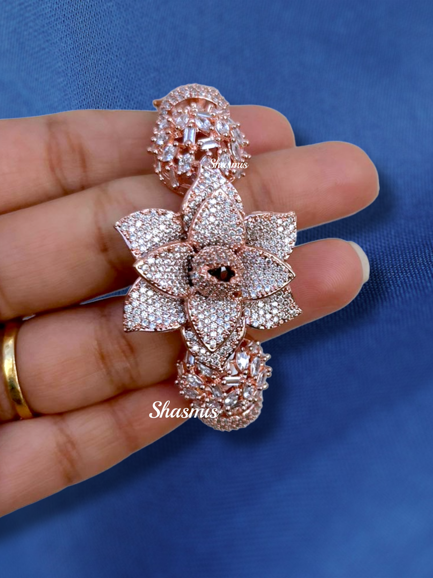 Rose Gold Polish American Diamond Bracelets