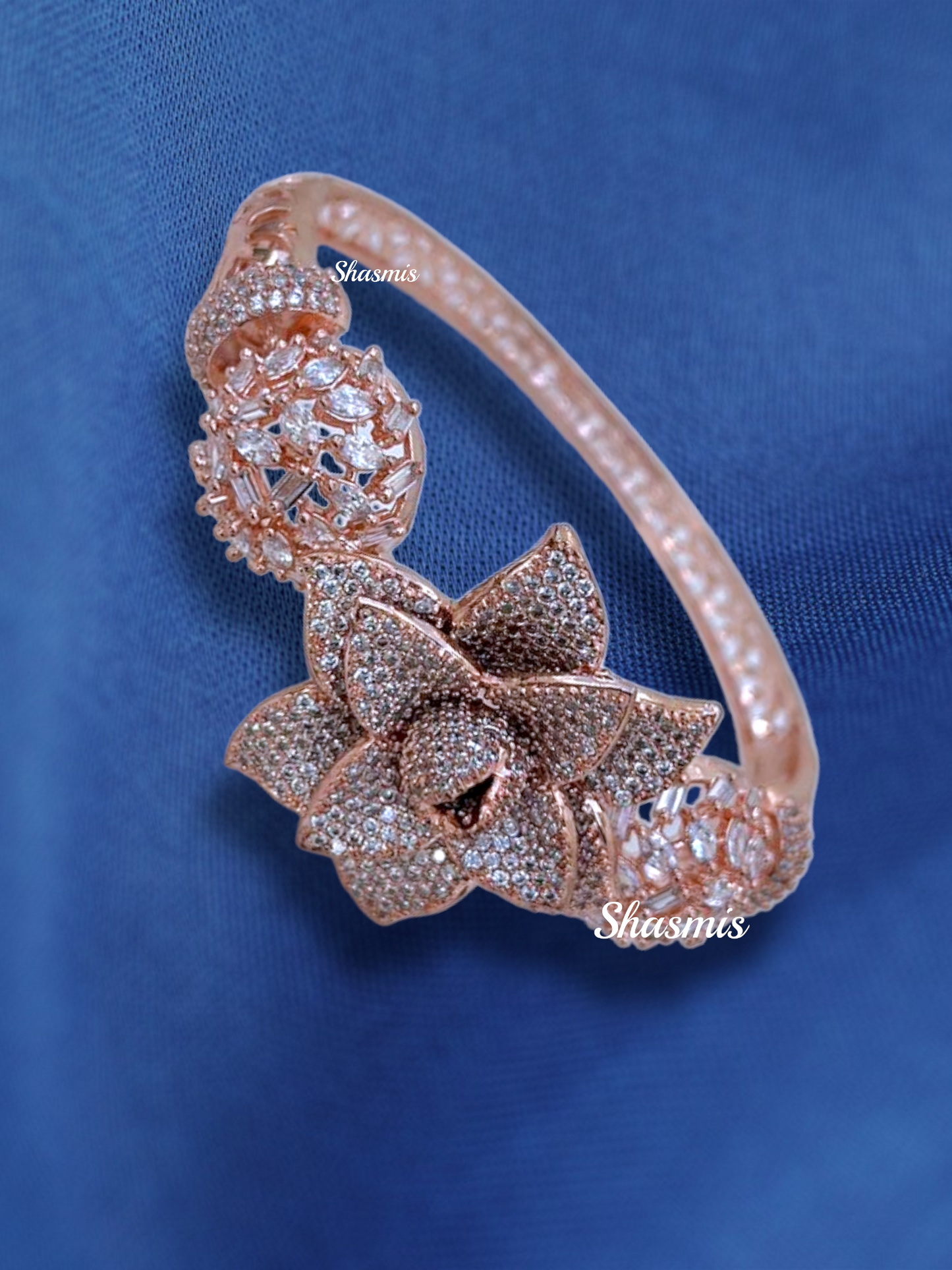 Rose Gold Polish American Diamond Bracelets