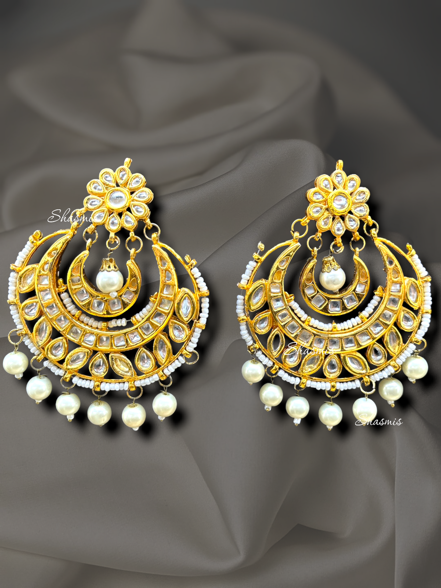 Kundan Necklace, Back Side Meenakari With Earrings And Mangtika