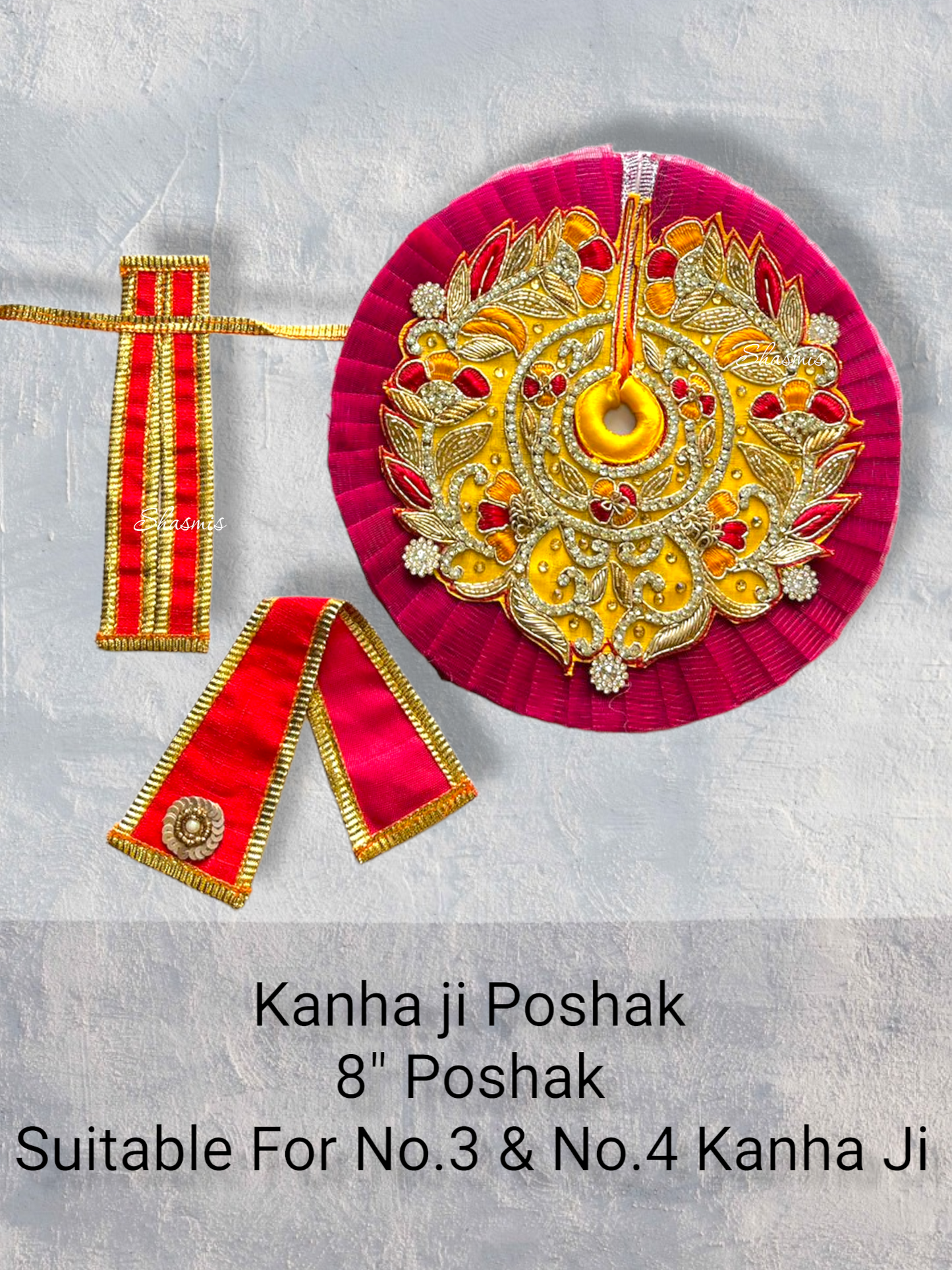 Pink Color Kanha Ji Poshak