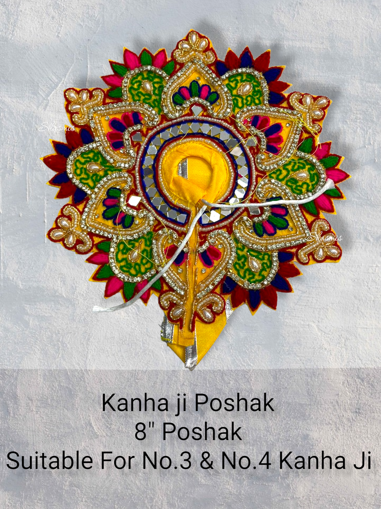 Sequence Design Kanha Ji Poshak