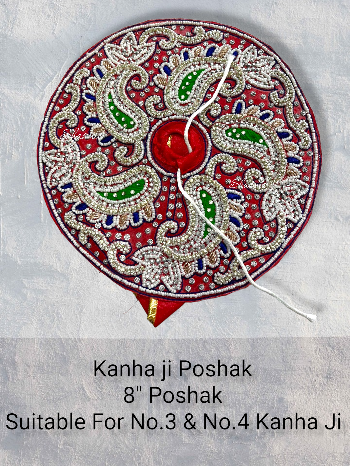 Sequence Work Design Kanha Ji Poshak