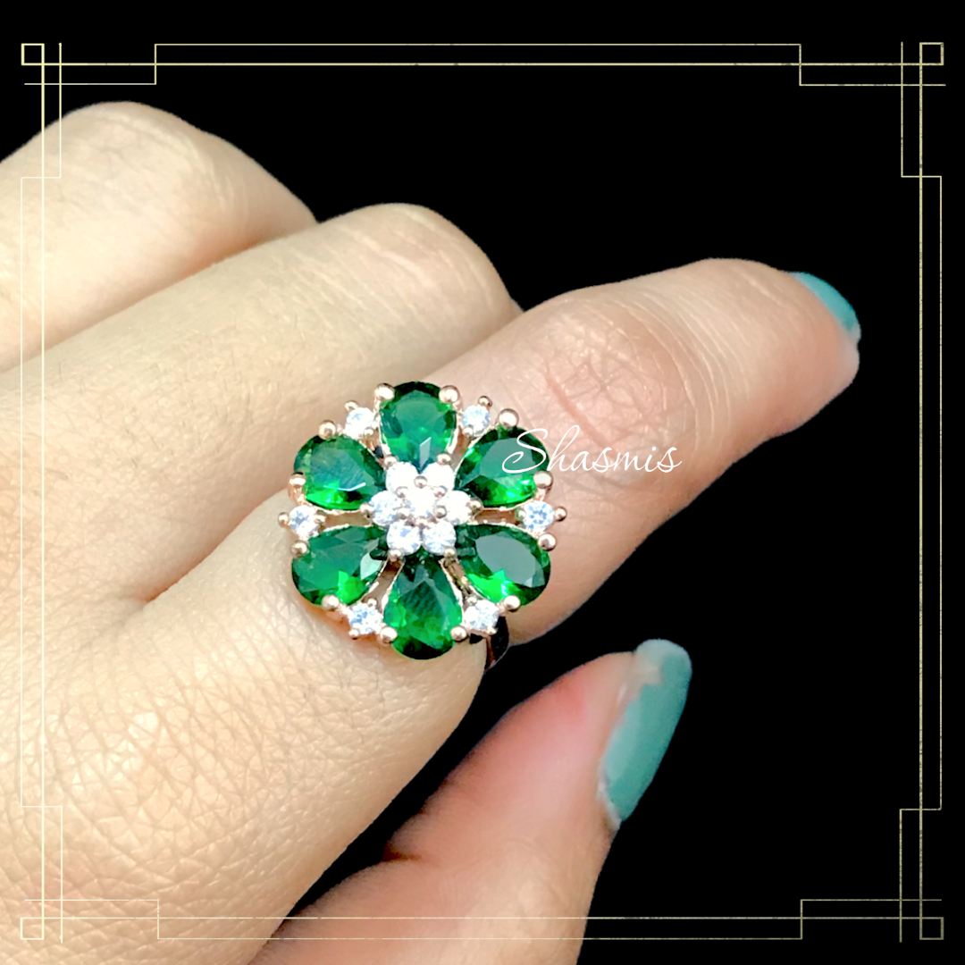 Diamond and emerald rings for sale online