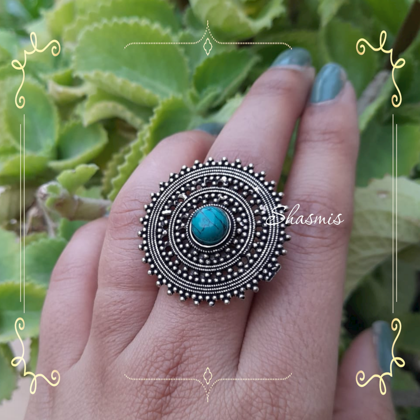 Green Oxidised Ring
