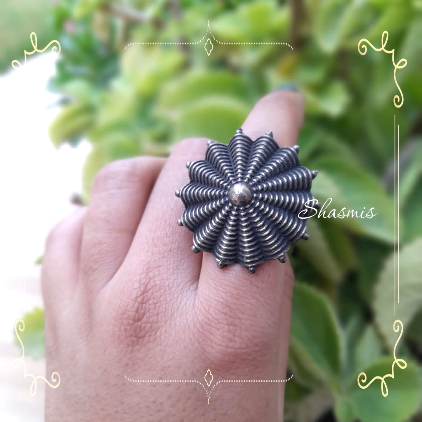 Oxidised Silver Ring