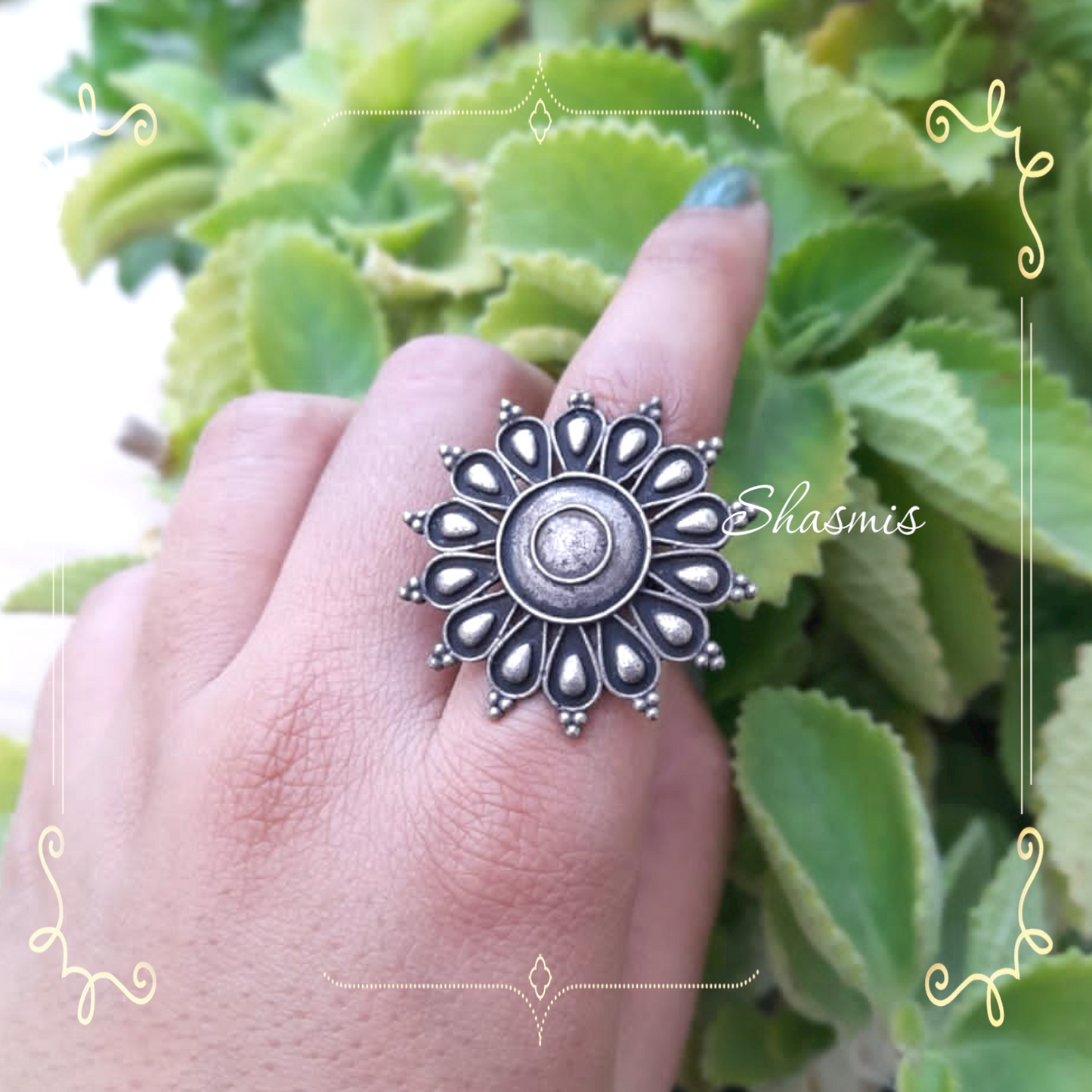 Silver Oxidised Rings