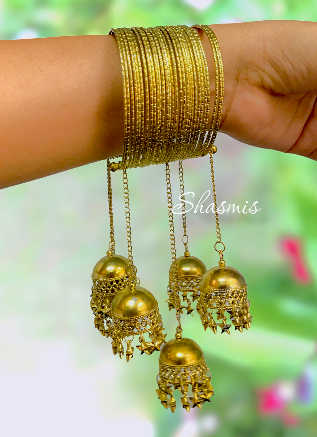 Hanging Jhumkas Bangles