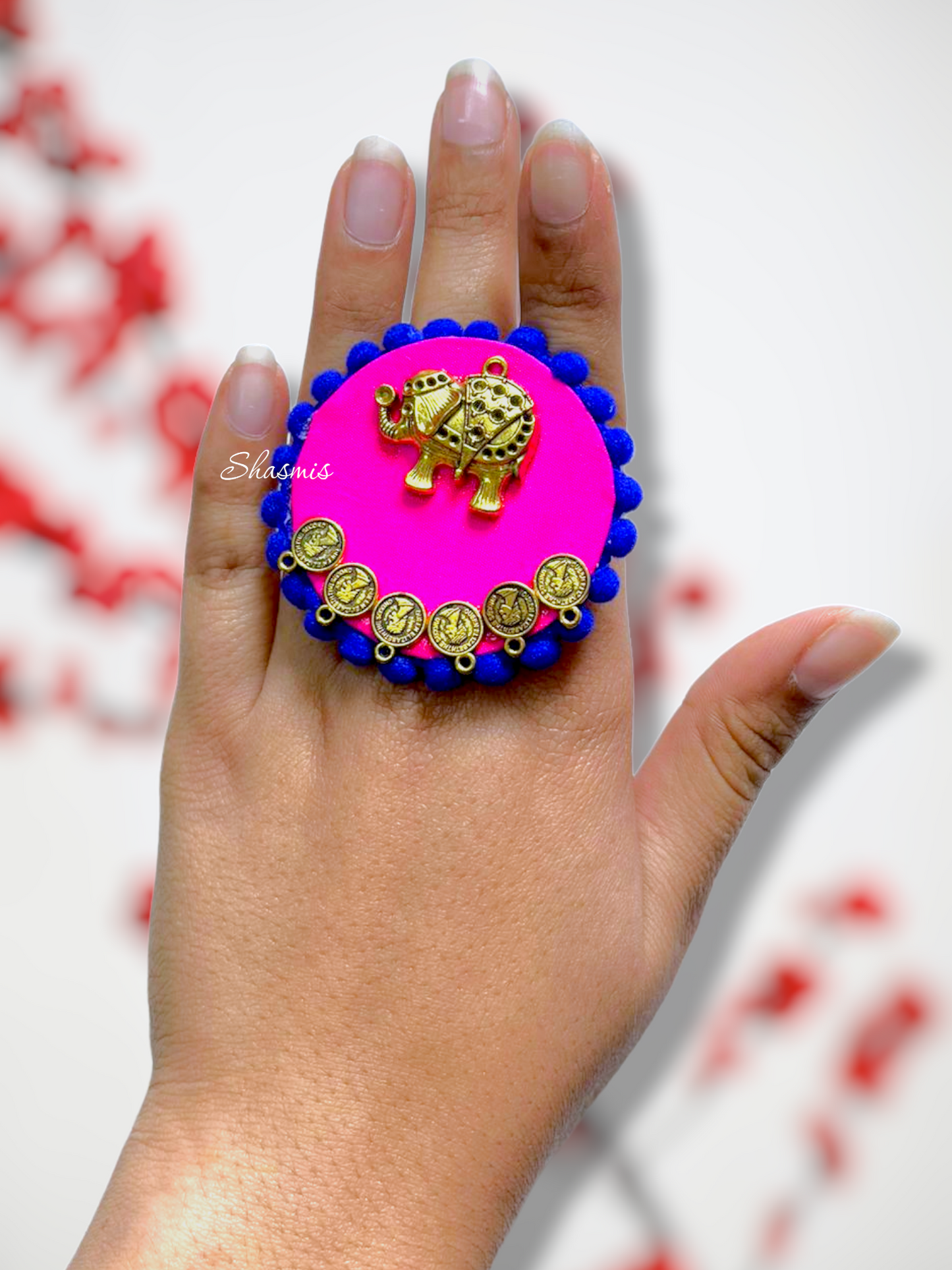 Elephant Design Victoria Coins Ring