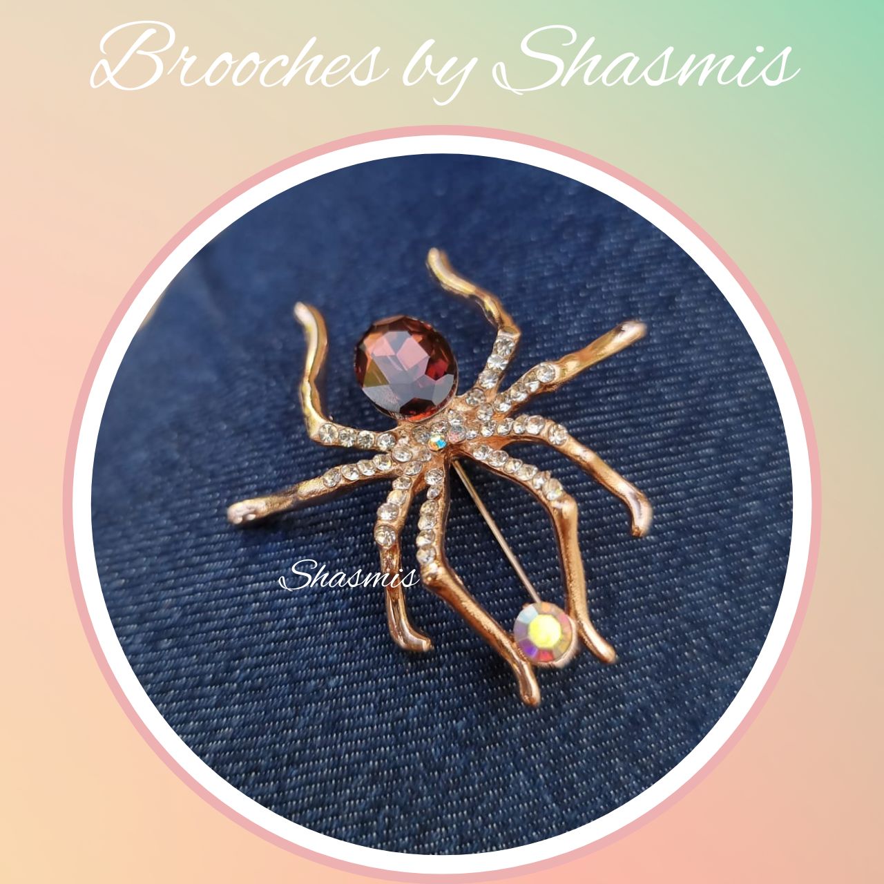 Spider Web Brooch