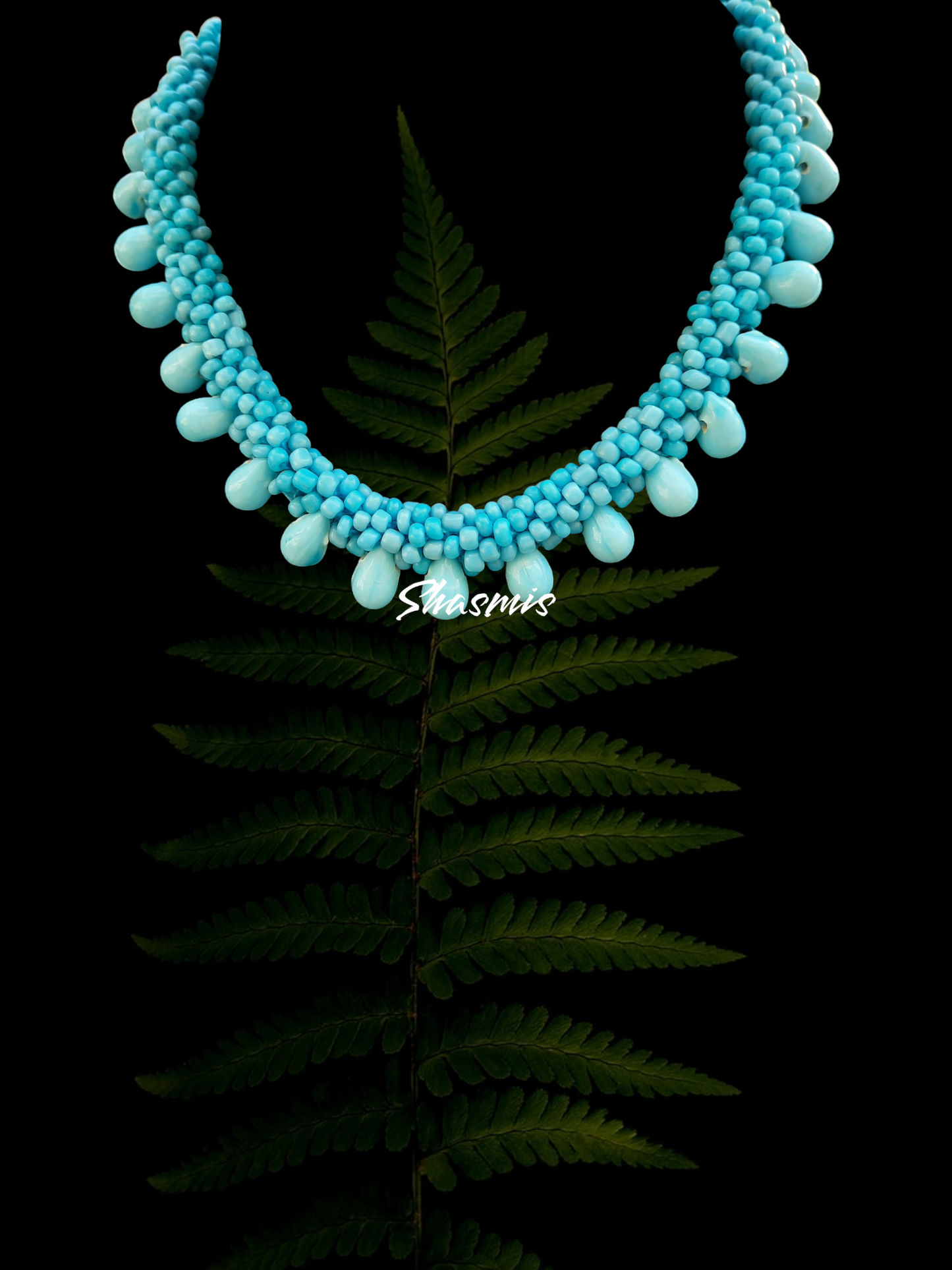 Sky Blue Color neck choker