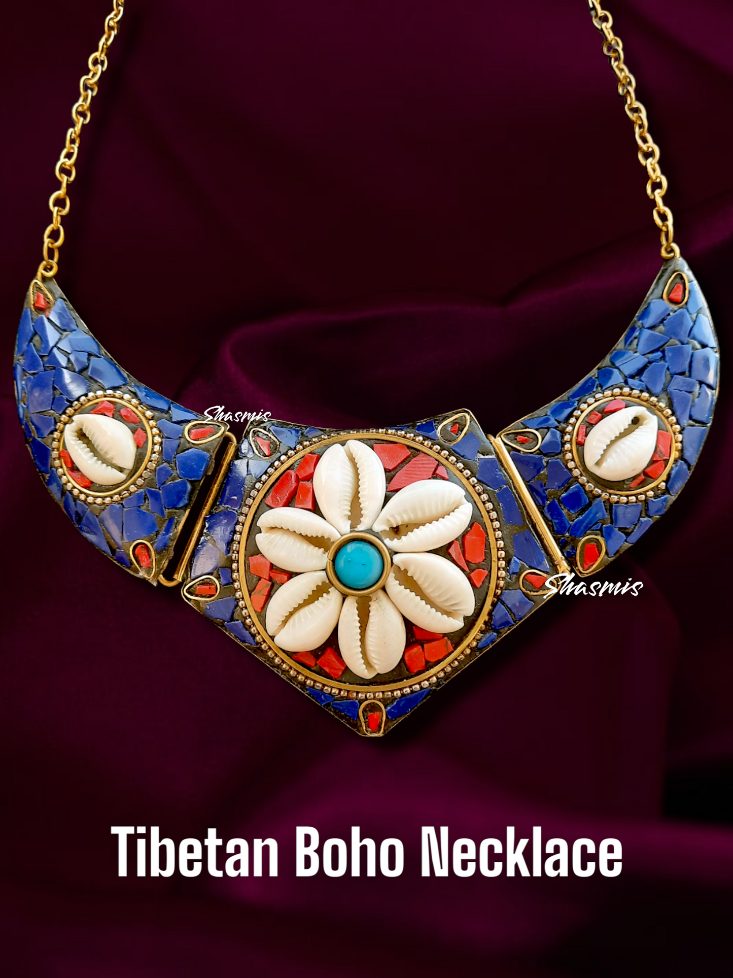 Kundan Work With Kaudi Fashion Boho Necklace