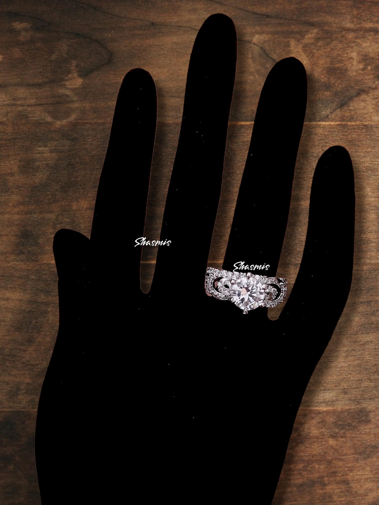 American Diamond Engagement Ring