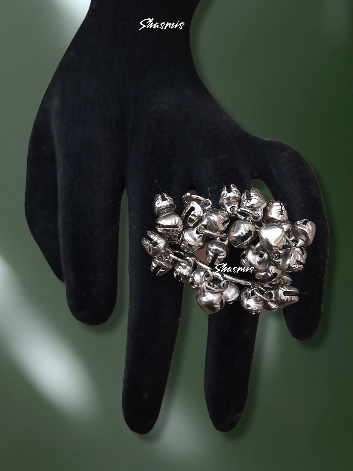 Ghungroo Silver Rings