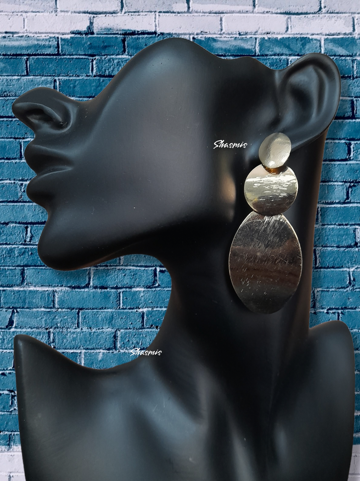 Golden Long Drop Earrings