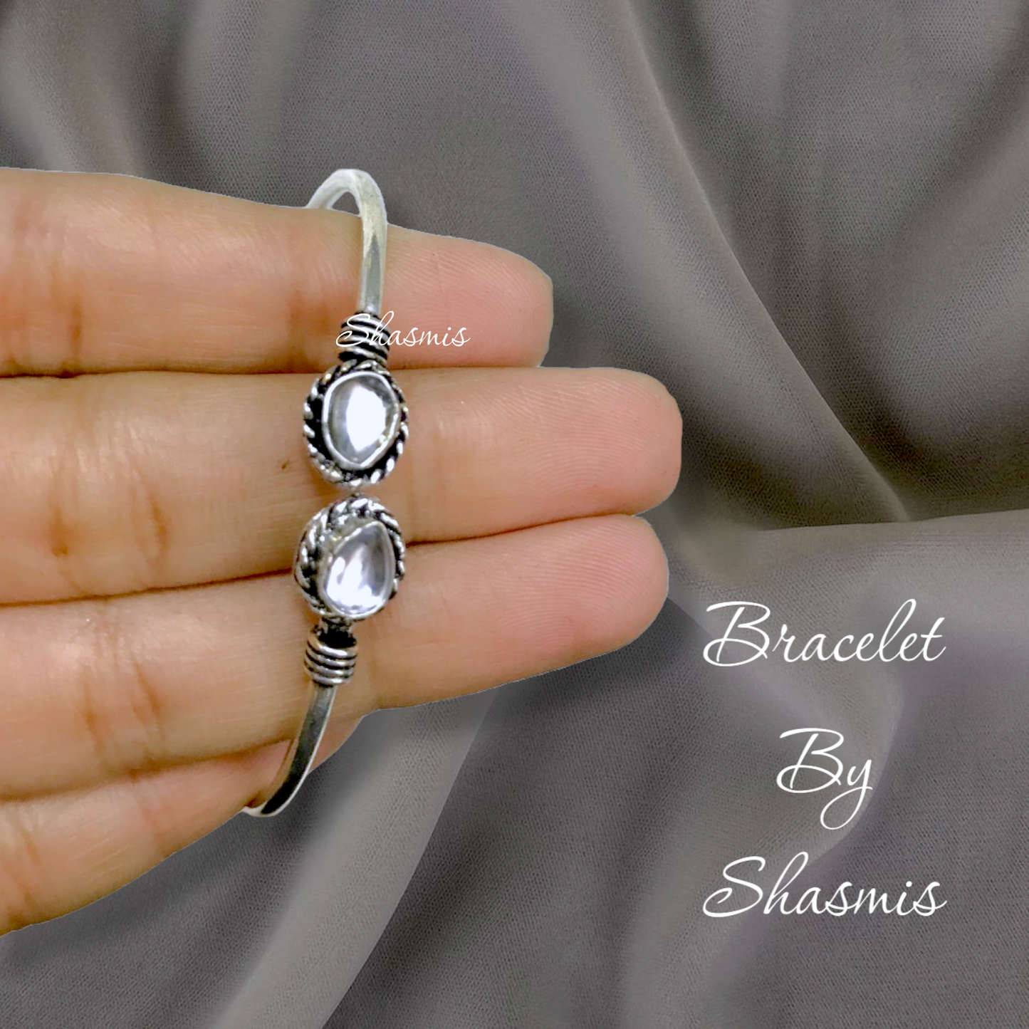Stunning Silver Tone Bracelet