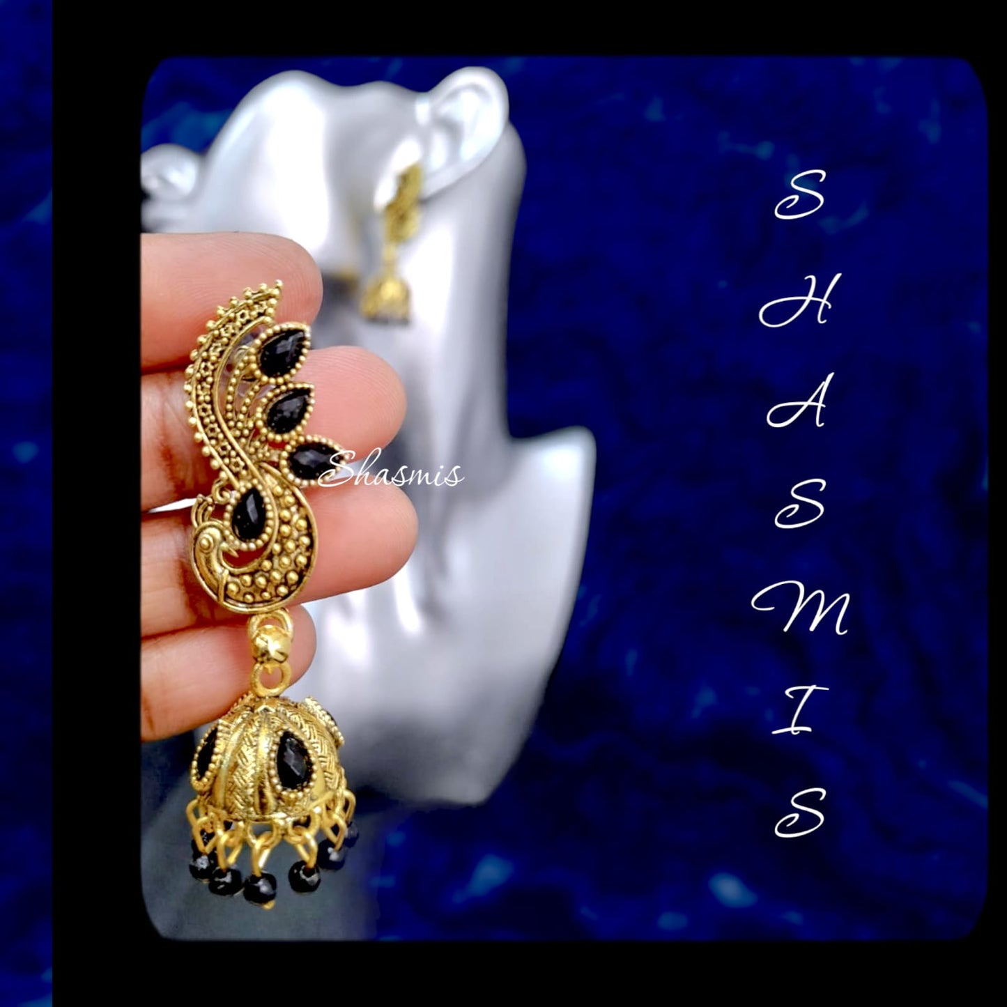 Light Weighted Peacock Jhumka Earrings