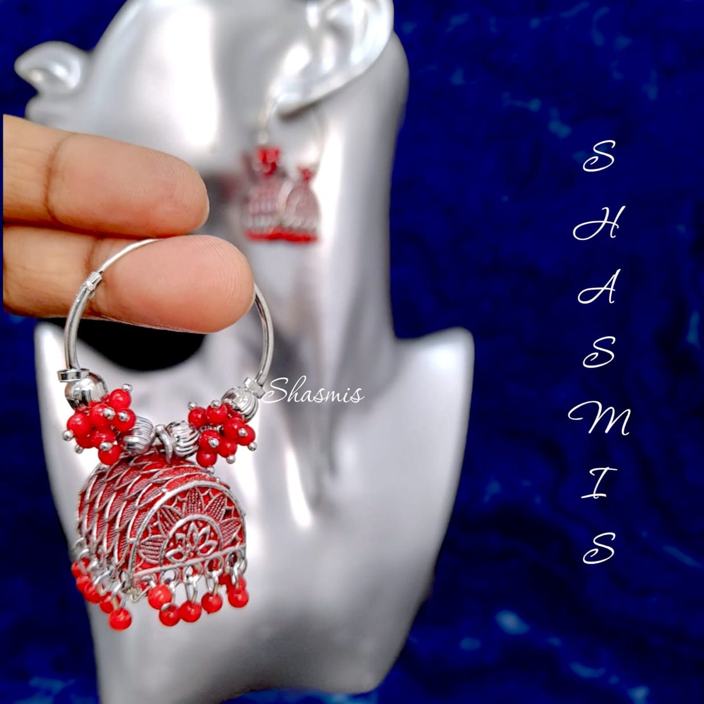 Bali Cluster Jhumka Earrings