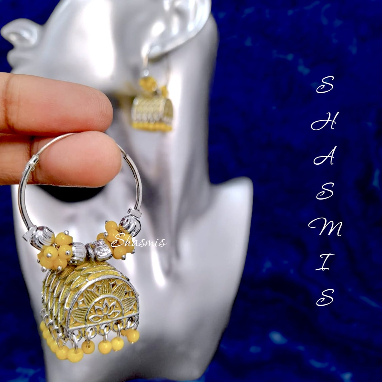 Bali Cluster Jhumka Earrings