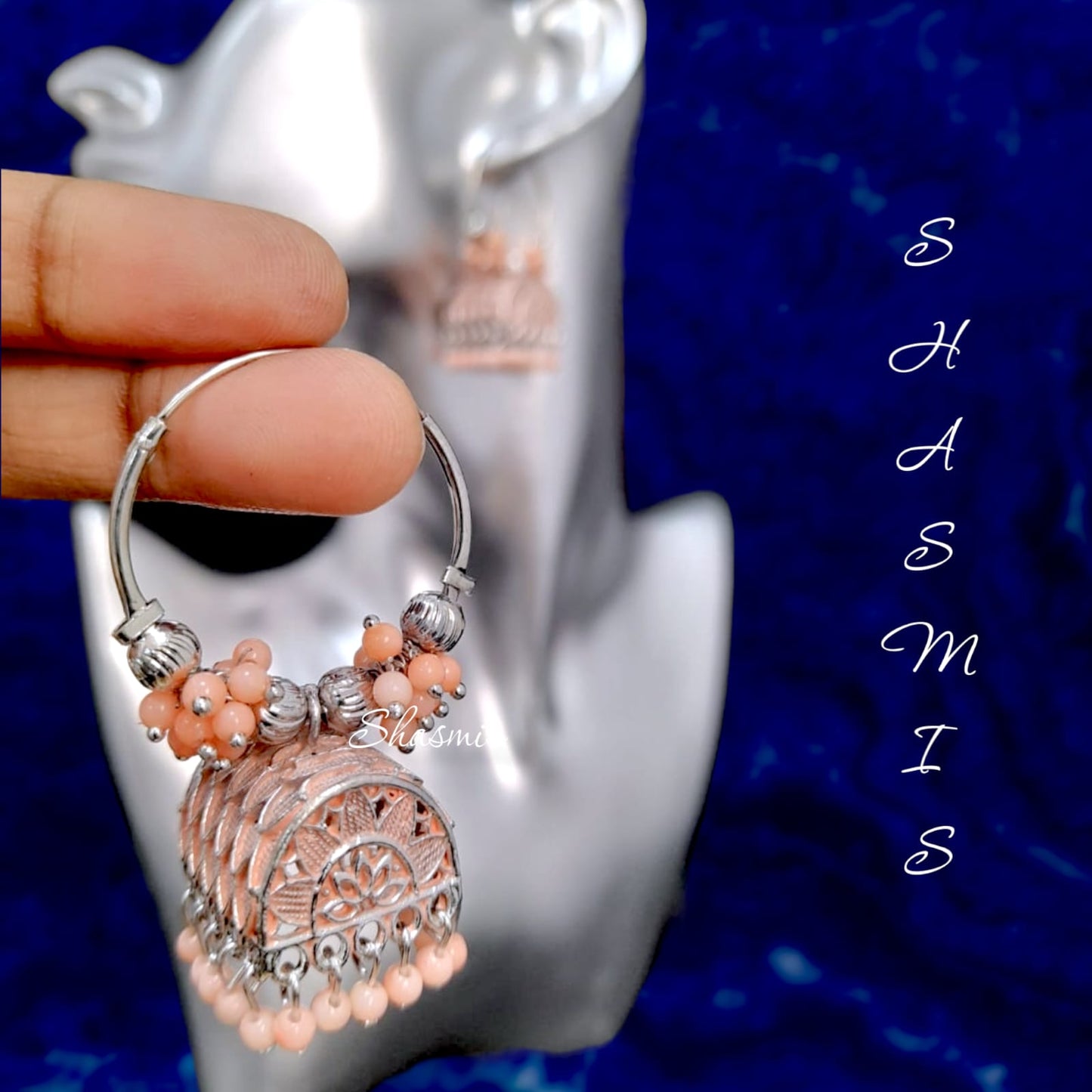 Bali Cluster Jhumka Earrings