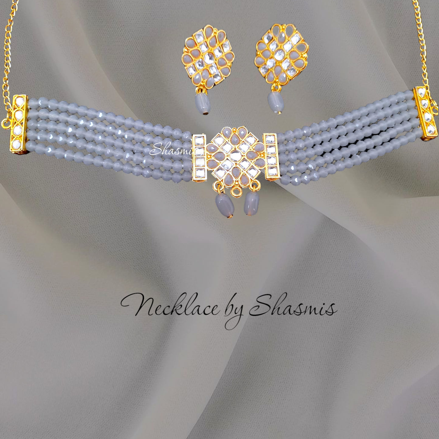 Kundan Choker With Earrings