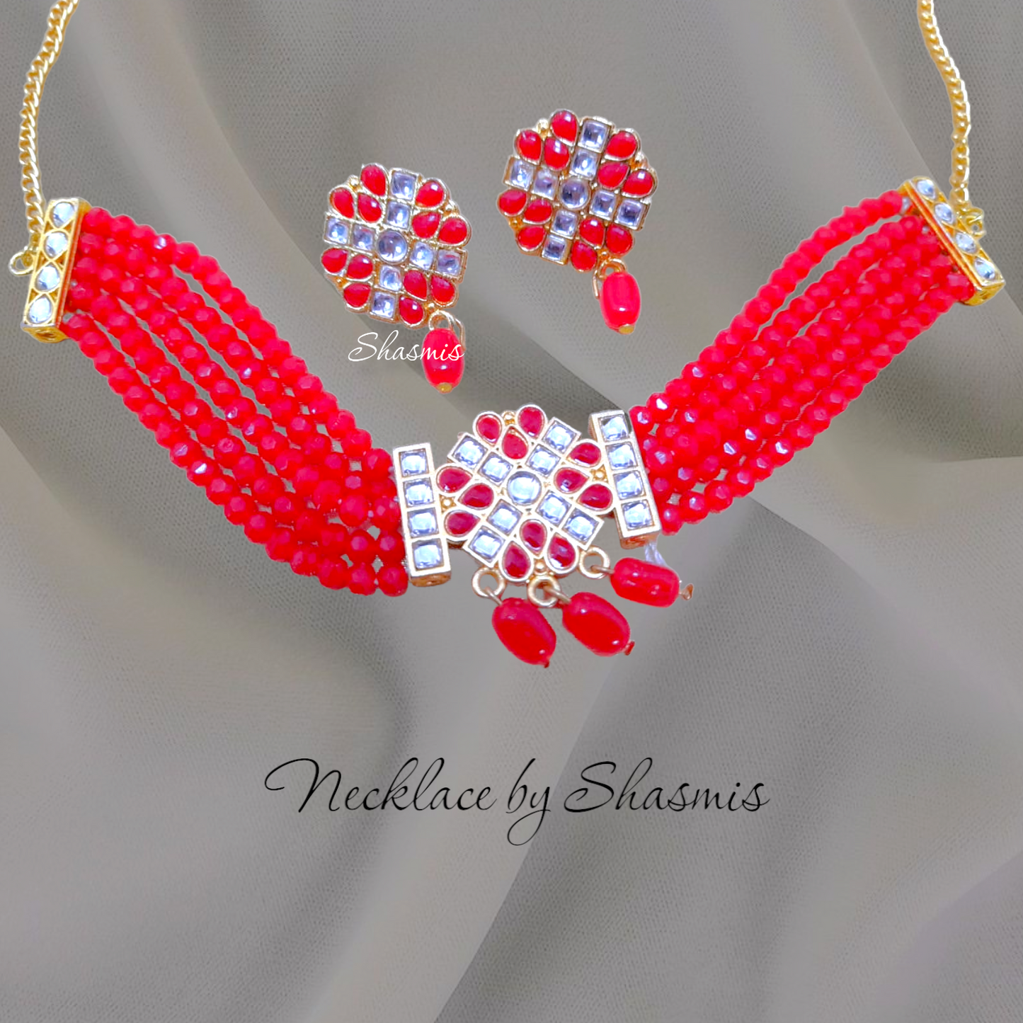 Kundan Choker With Earrings
