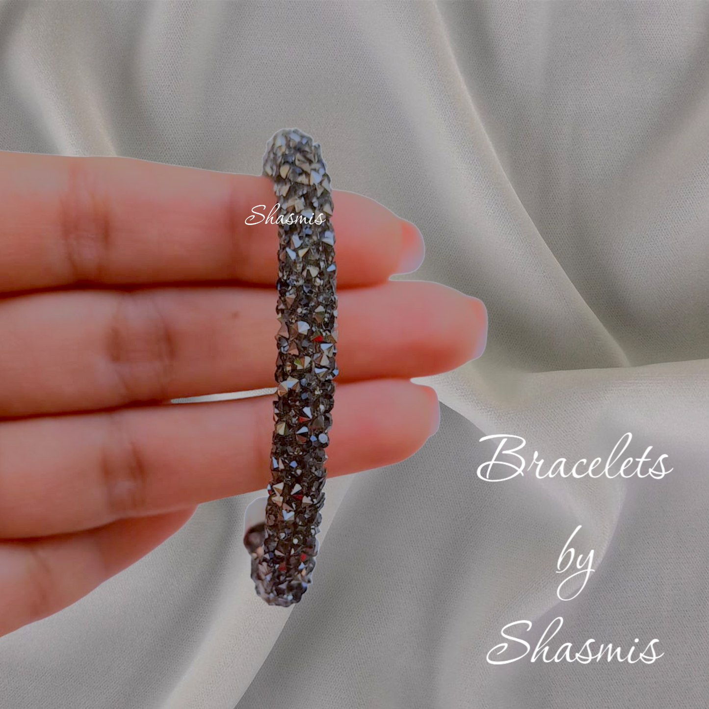 Black Crystal Bracelets