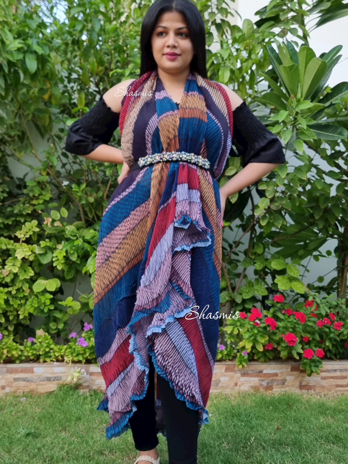 Multi color Creasing Material