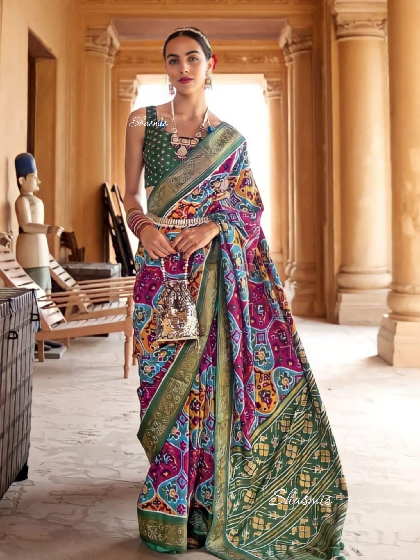 Printed Silk Patola Saree