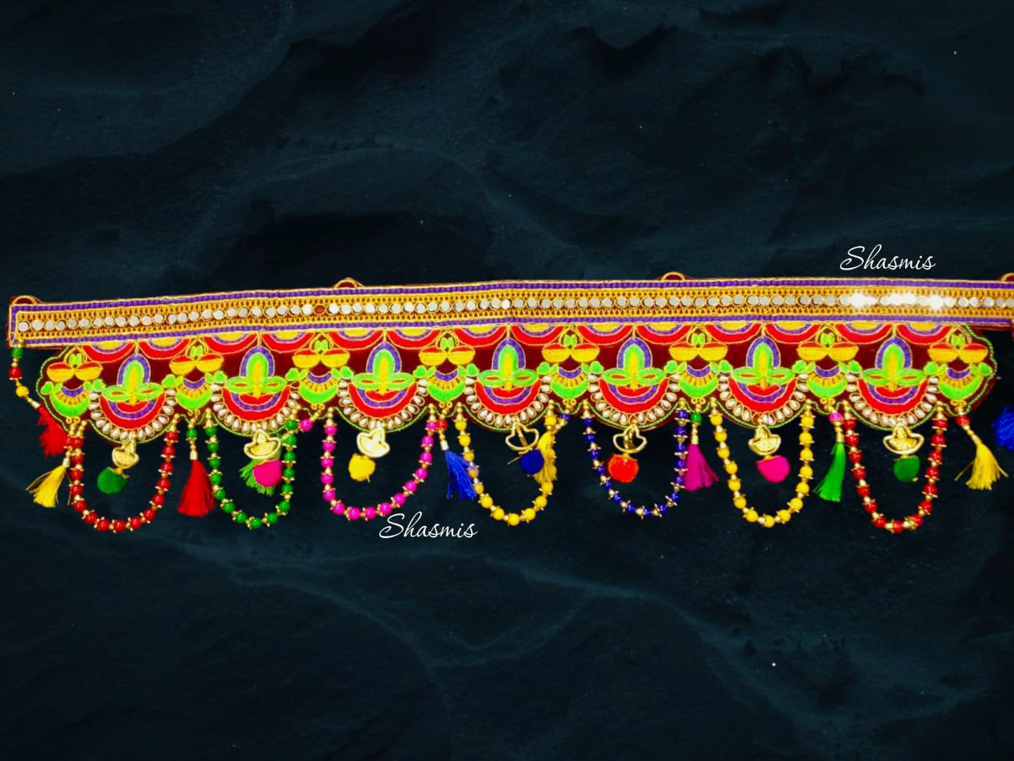 Door Hanging Multi Color Embroidery Toran