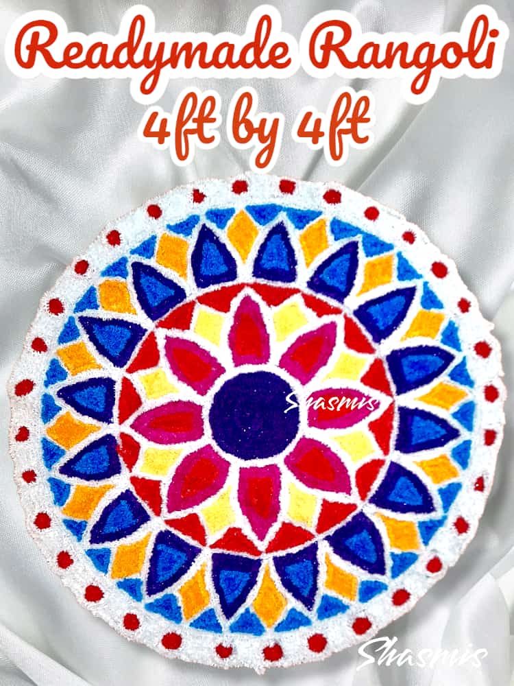 4ft by 4ft Ready-Made Rangoli
