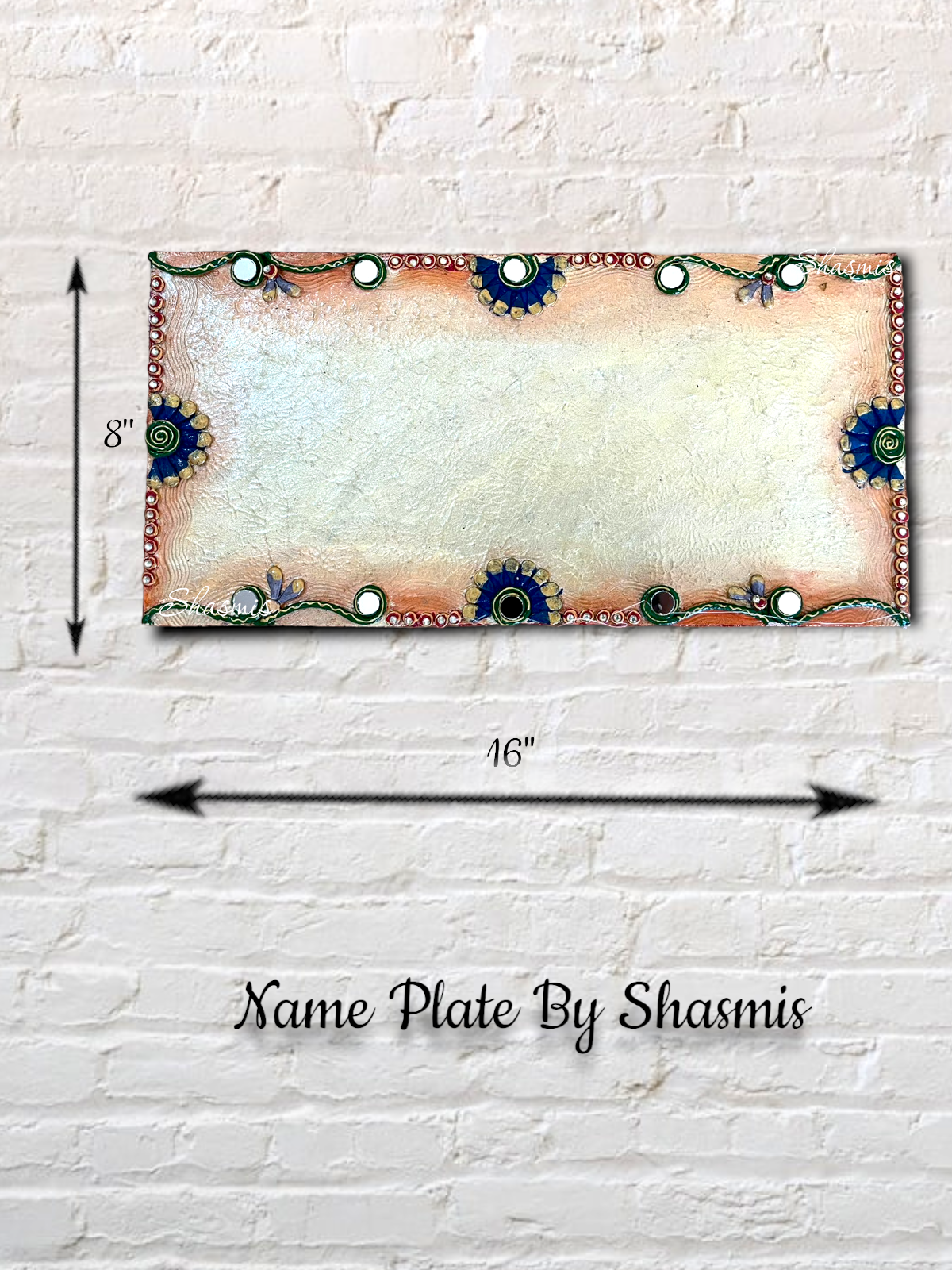 Sequence Design Wooden Nameplate