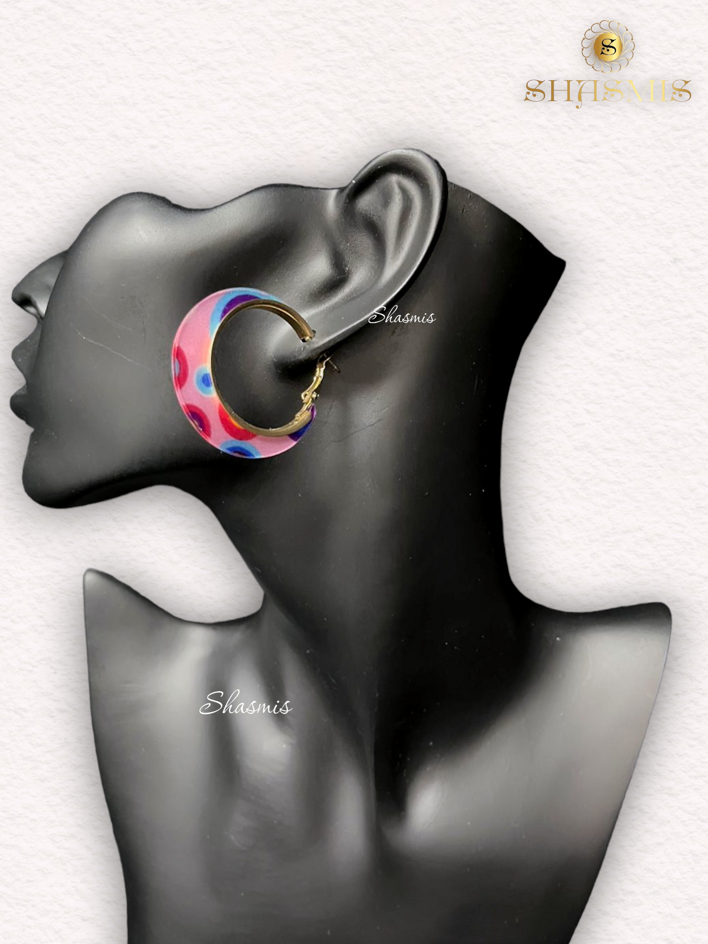 Colourful Hoop Earrings