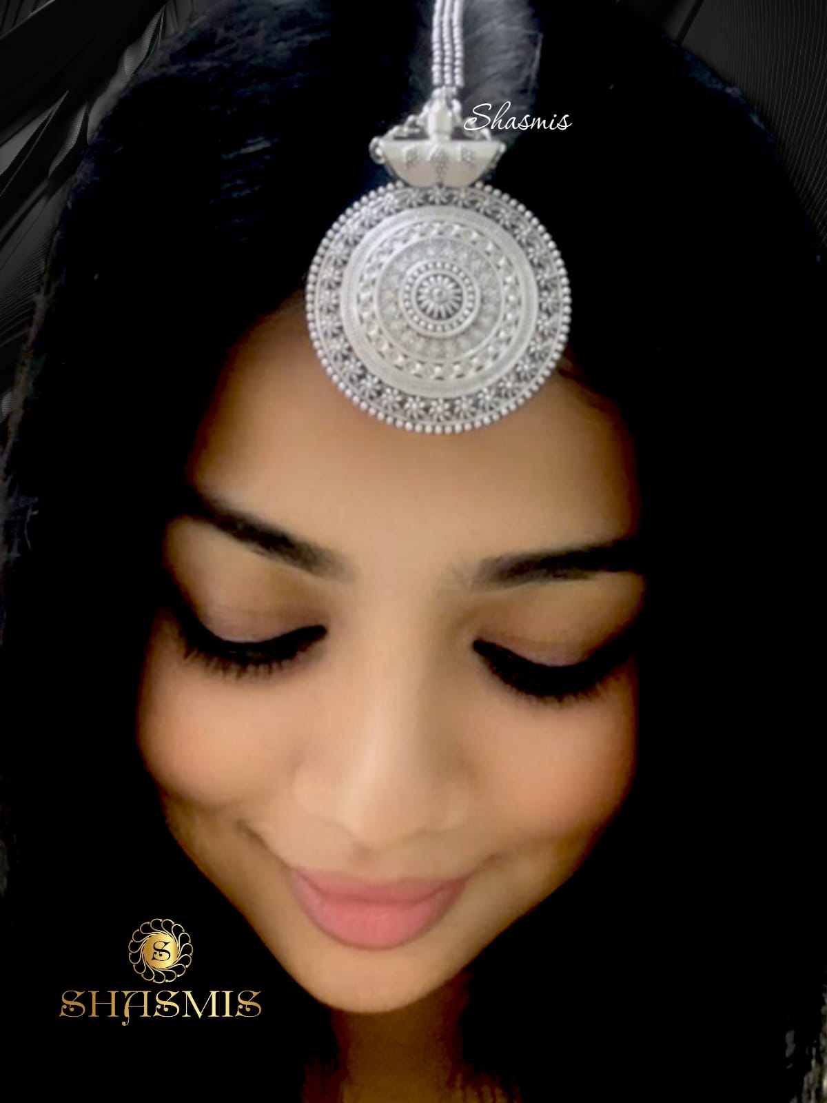 Oxidised Design Traditional Mangtika