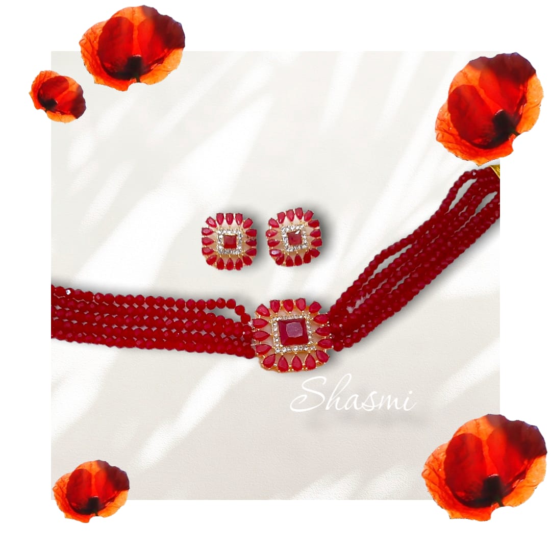 red moti chokar