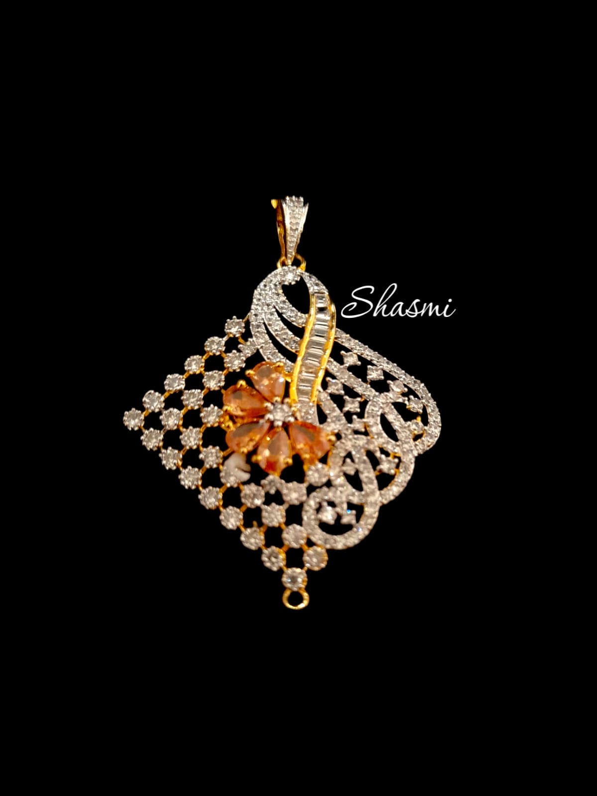 orange pendant