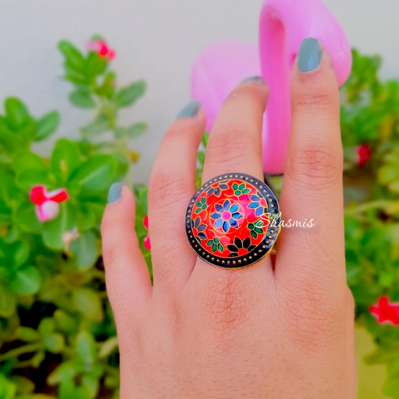 Meenakari rings sale