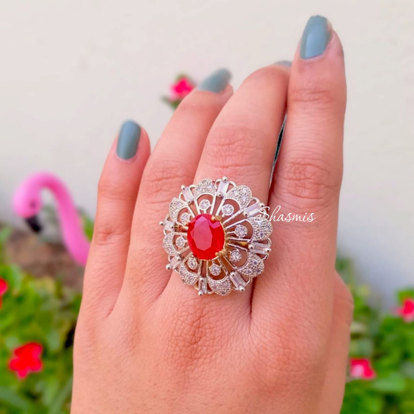 American Diamond Ring