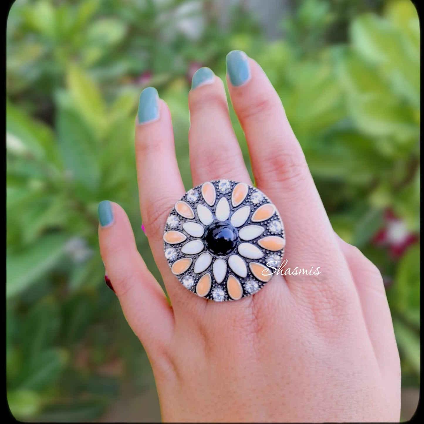 Meenakari-style-Rings