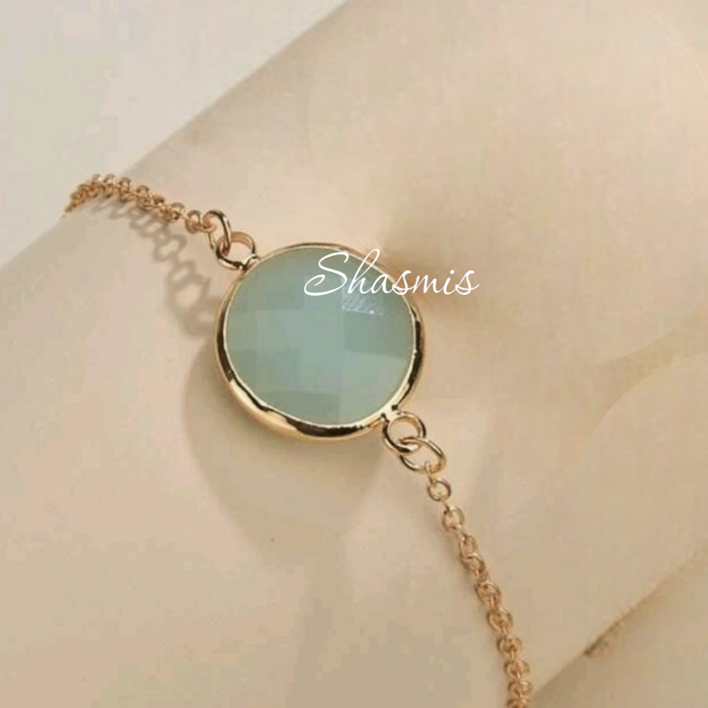 Smiple Turquoise Golden Bracelets