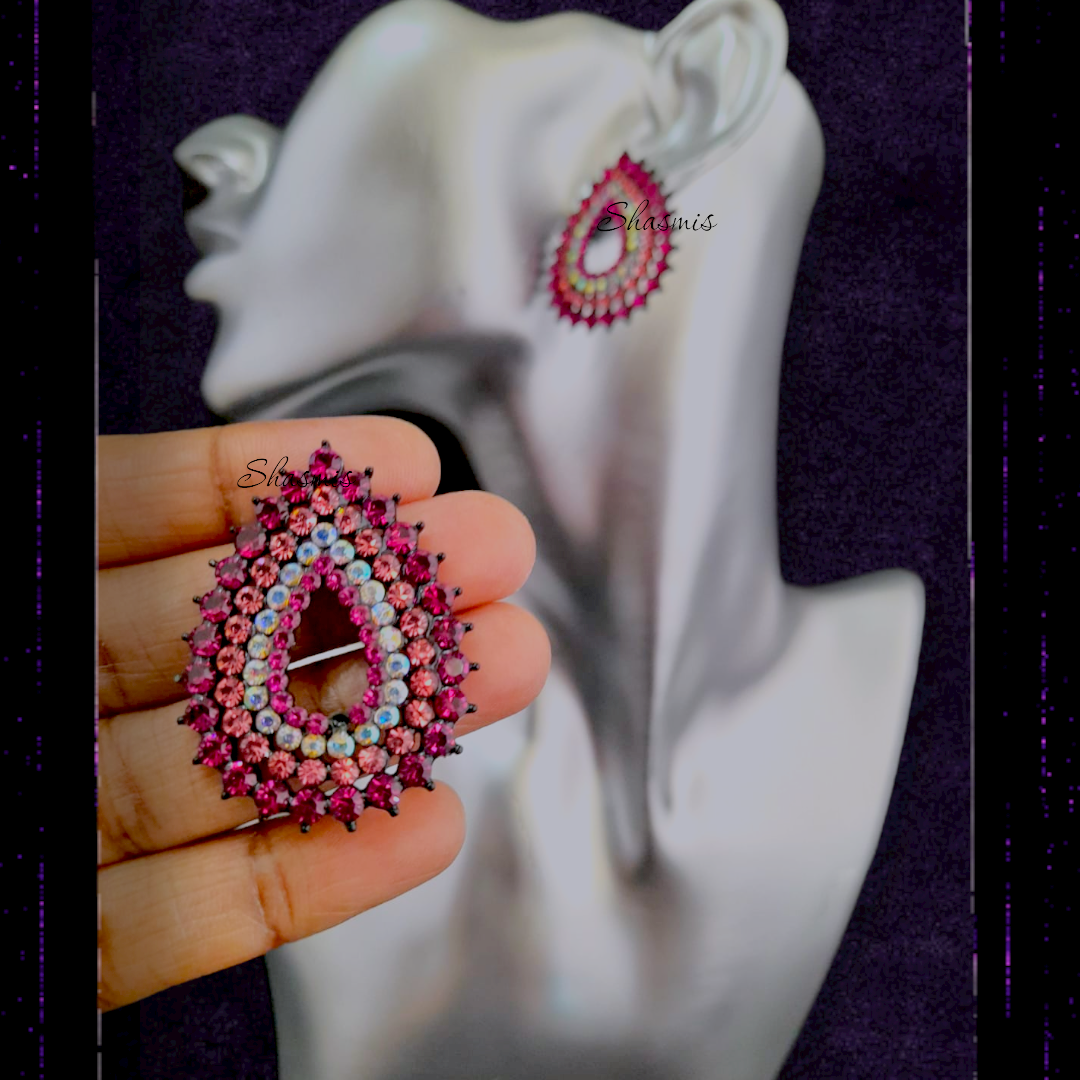 Shade Drop Stud Earrings