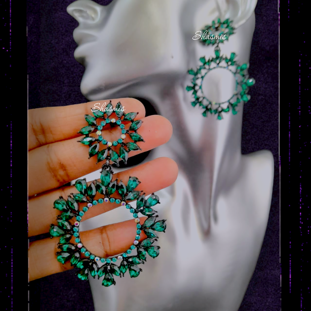 Floral Drop Earrings
