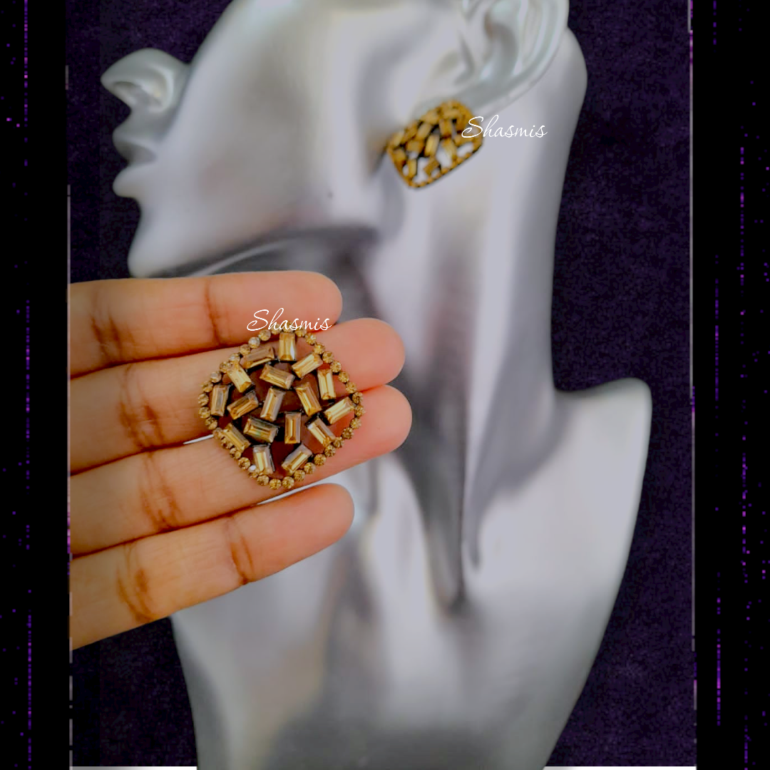 Stone Studs Earrings